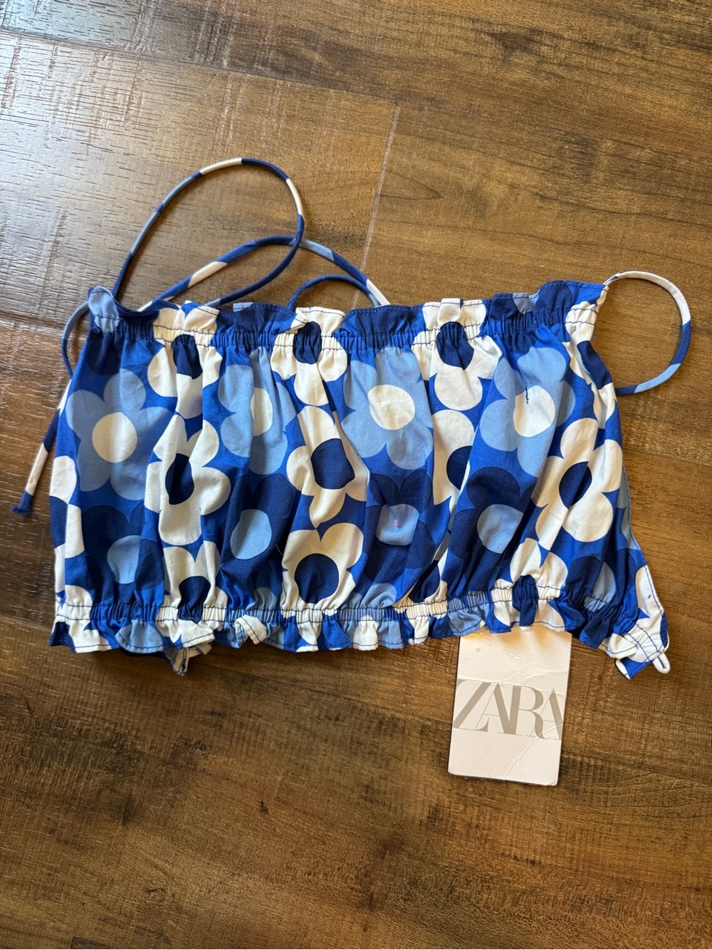 Zara Strapless Crop Top